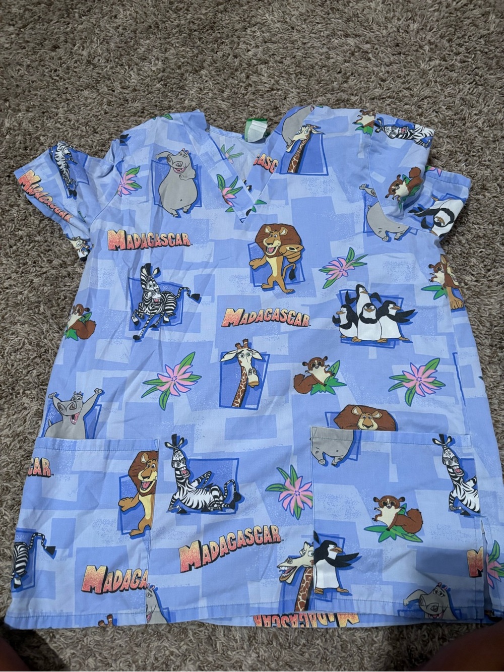 Madagascar Scrub Top